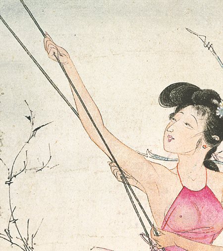 香港-胡也佛的仕女画和最知名的金瓶梅秘戏图